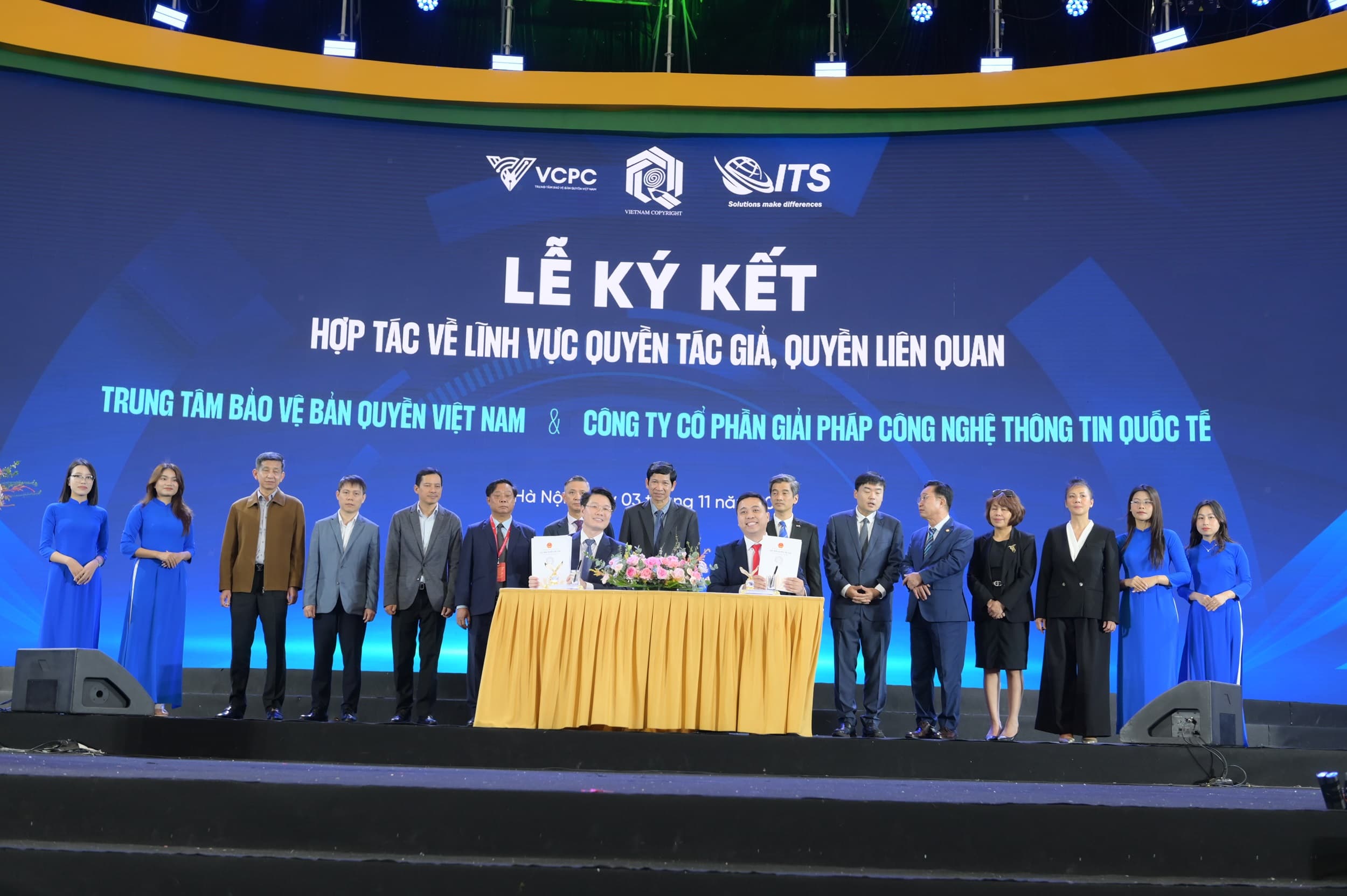 Ký kết hợp tác về quyền tác giả, quyền liên quan